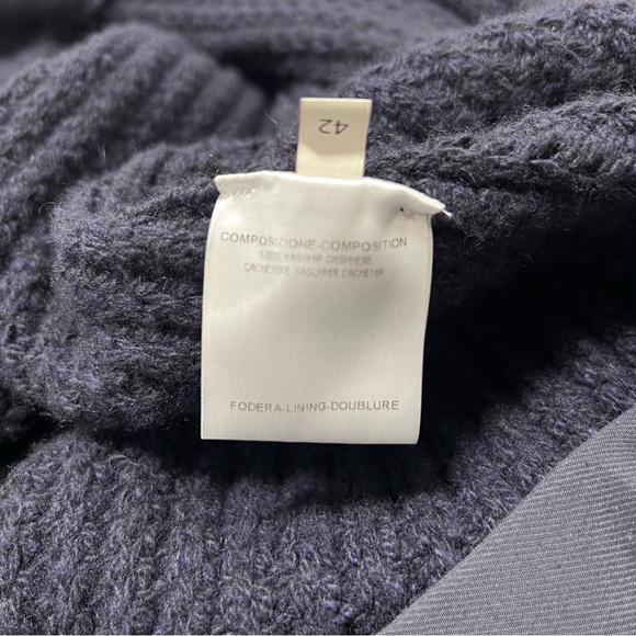 Stella McCartney Women's Square Knit Cashmere Longline Cardigan Sweater 8 - Picture 7 of 16